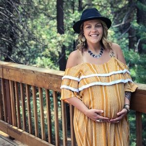 Pink Blush Maternity Jumper